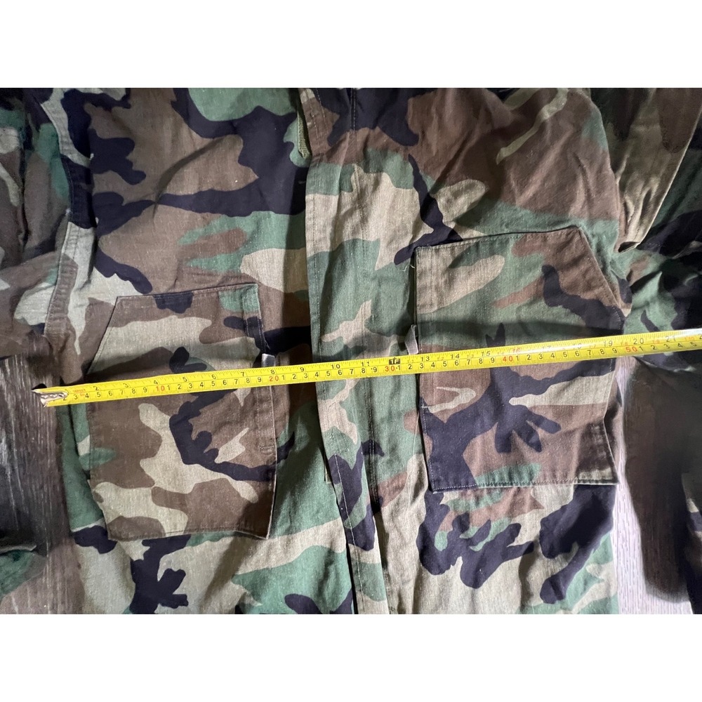 Amertex Military Chemical Protective Suit Mens Medium Woodland Camo Good Class 1 - Picture 4 of 9